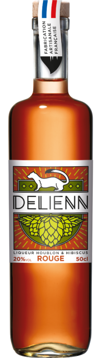 Liqueur de houblon & Hibiscus - Delienn Rouge